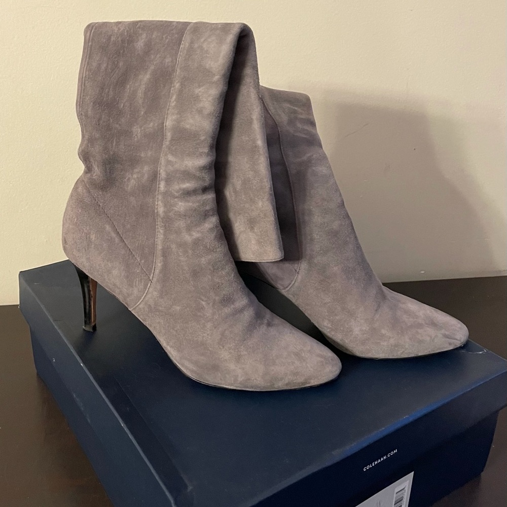 Cole Haan - Barrard Suede knee Boot